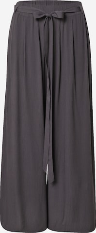 Wide leg Pantaloni de la Mavi pe negru: față