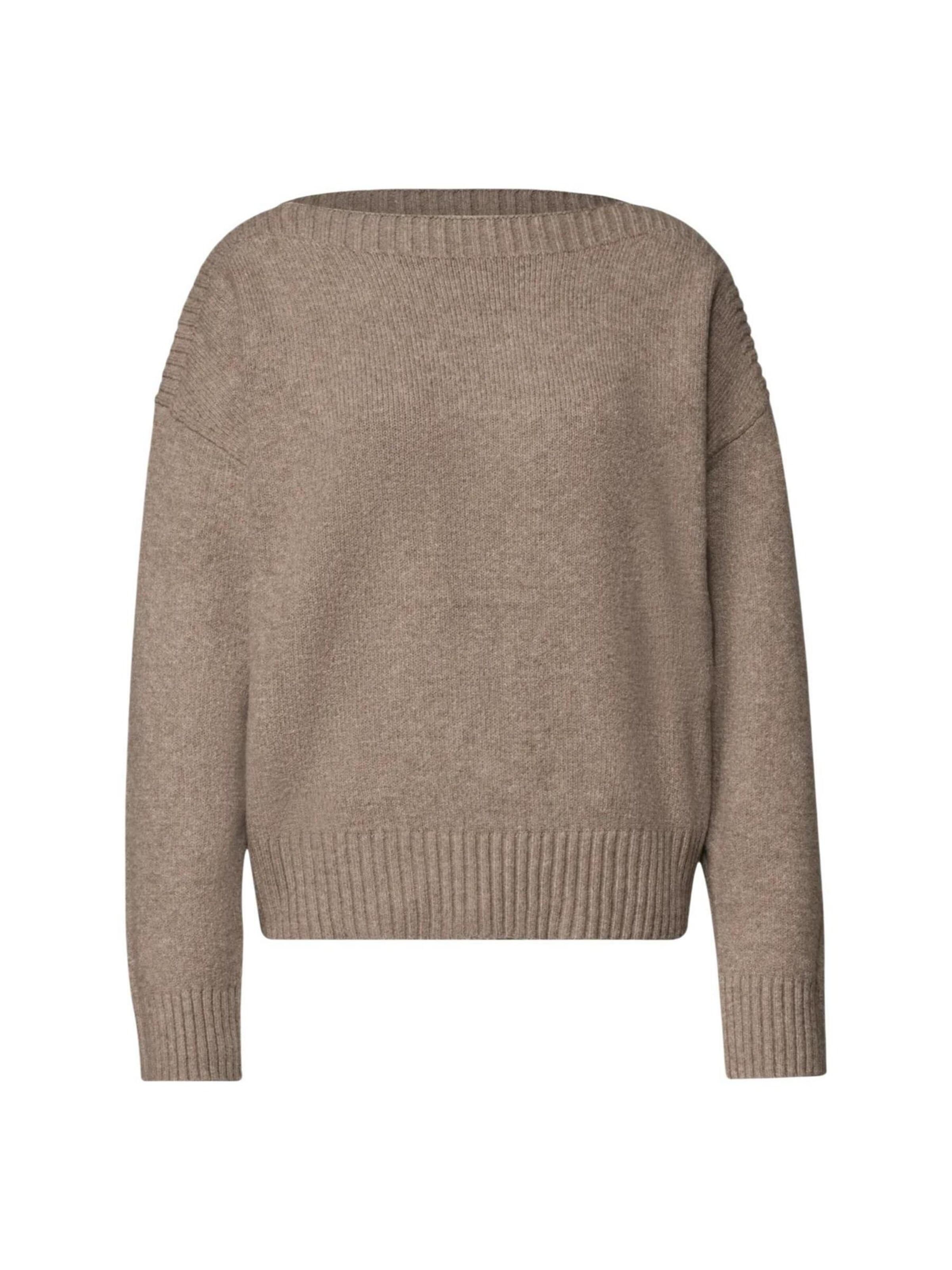 Pullover 'cosy u-boat sweater 304055' di STREET ONE in beige: frontale