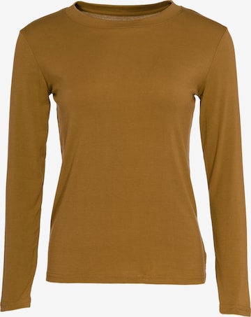 T-shirt Usha en orange : devant