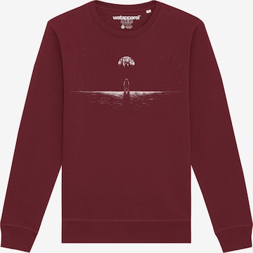 Watapparel Sweatshirt 'Lost in space' in Rot: Vorderseite