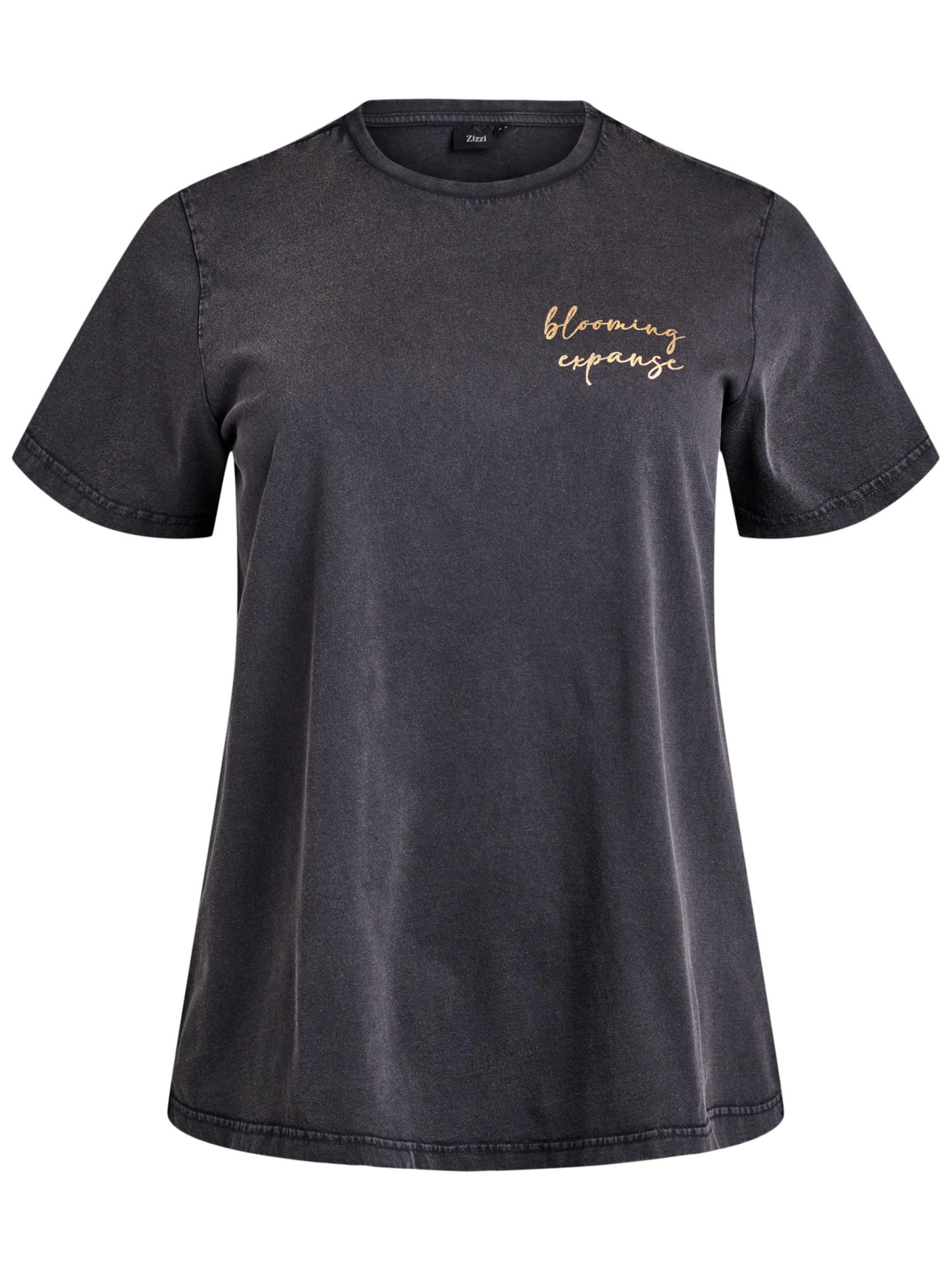 Zizzi Футболка 'Vave' в Серый: спереди