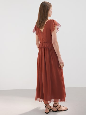 MANGO Jurk 'Sofia' in Oranje