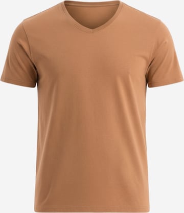 Ombre - Camiseta en marrón: frente