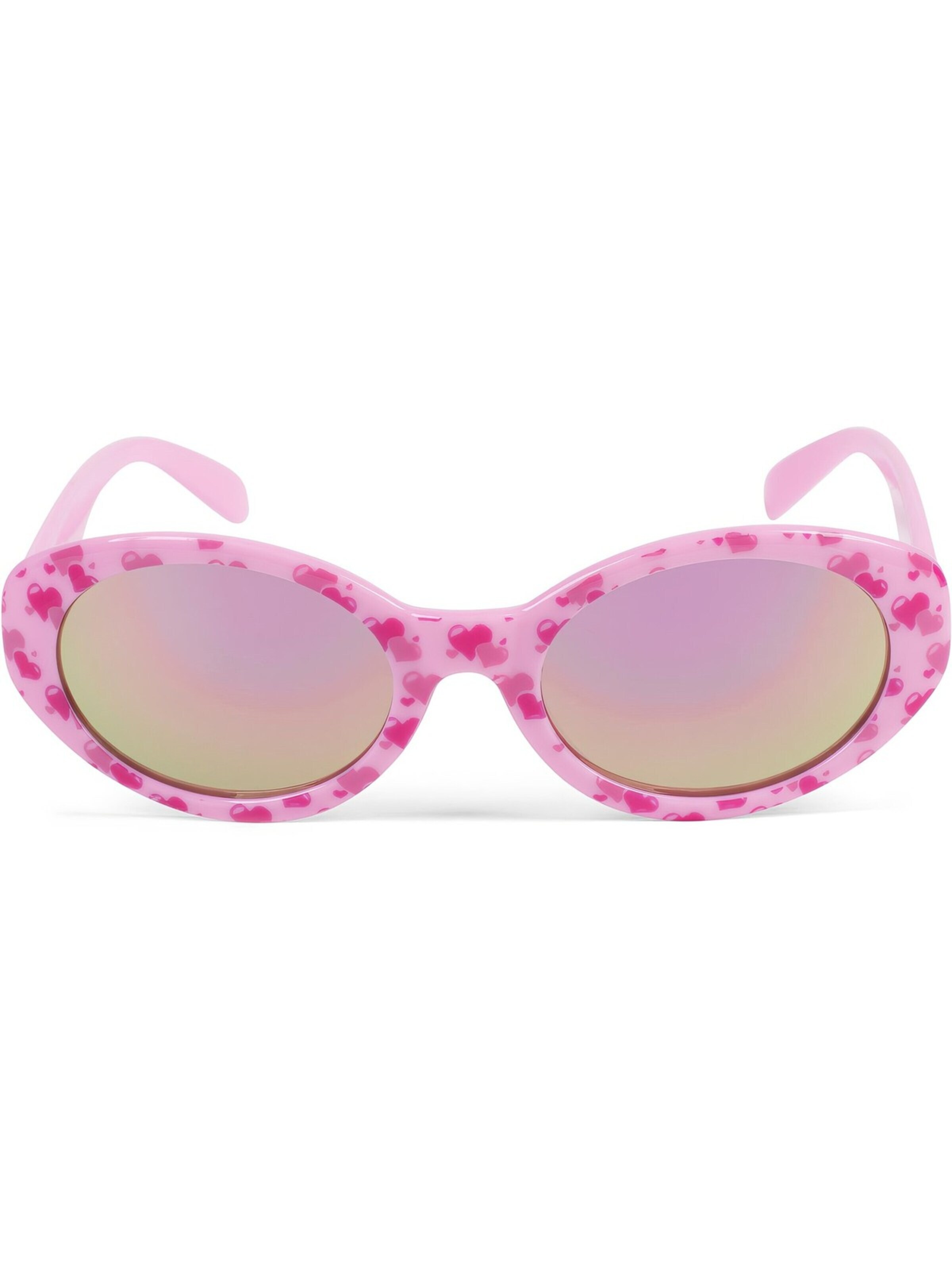 styleBREAKER Sunglasses 'Kinder Sonnenbrille mit Herzchen, Mädchen' in Pink
