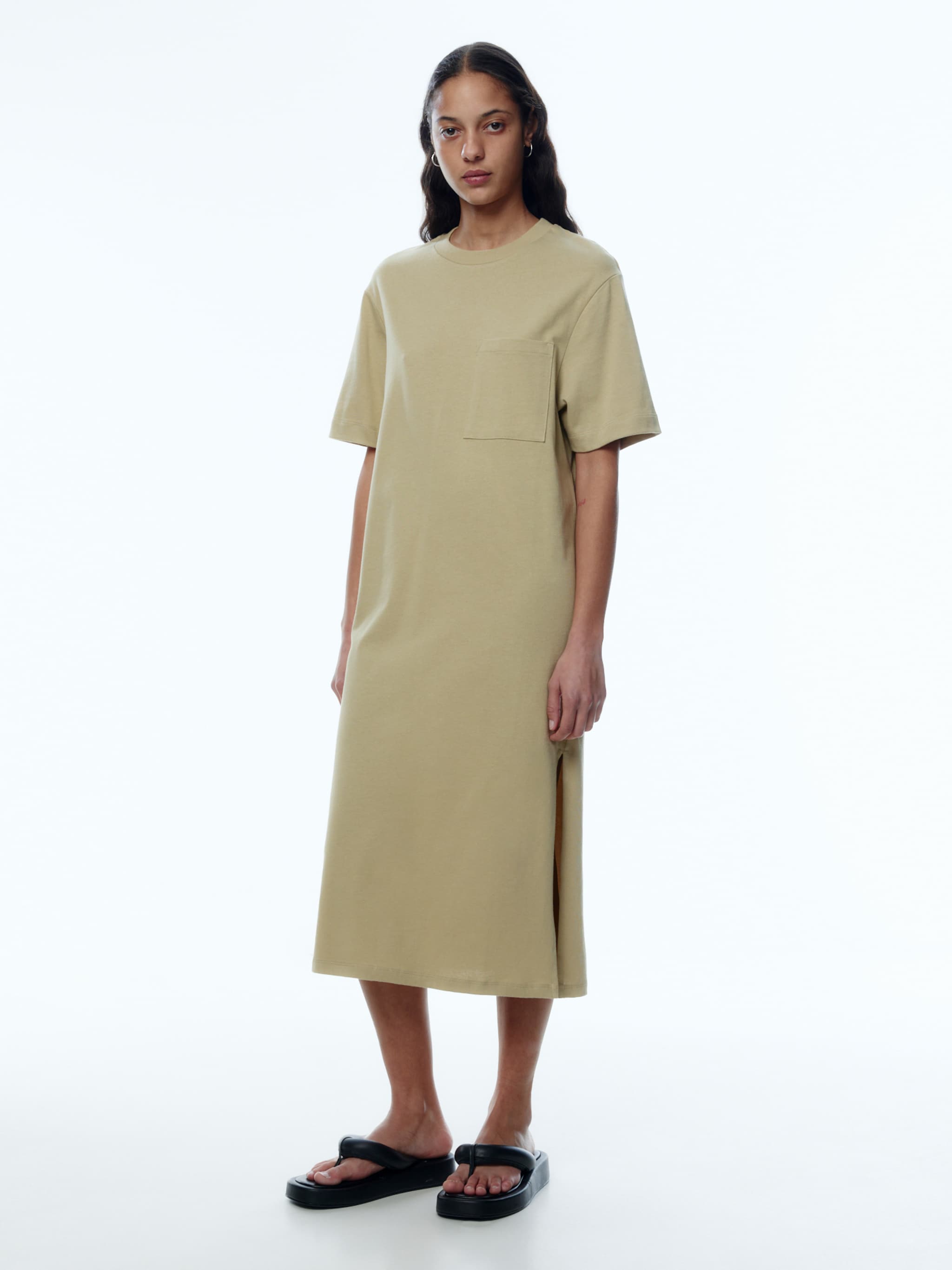 EDITED Producten Jurk 'Zuri' Beige