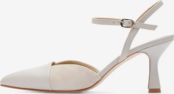 LOTTUSSE Sandalen met riem ' Carla ' in Beige: voorkant