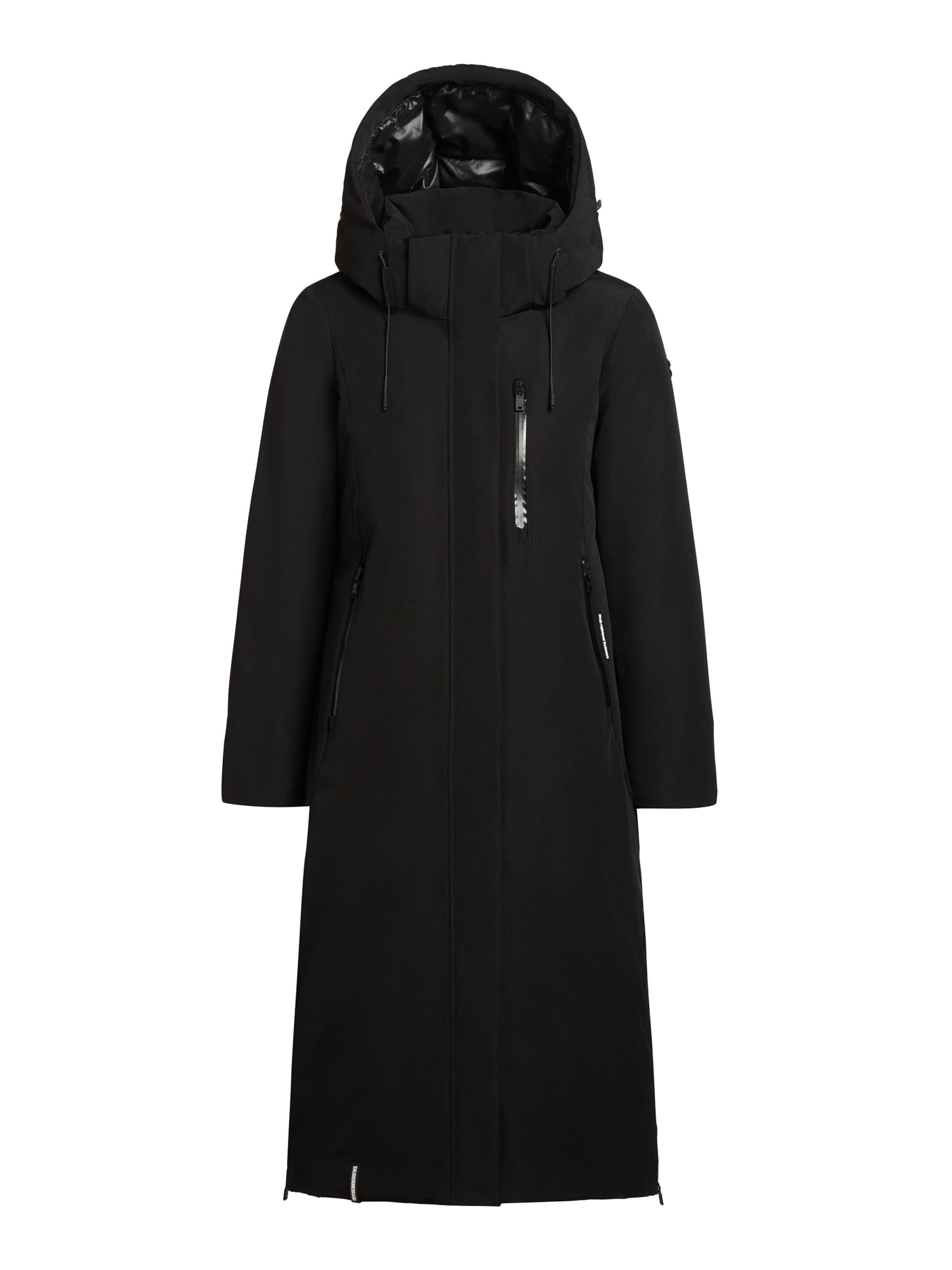 khujo Mantel 'Lofi2' in Schwarz: Vorderseite