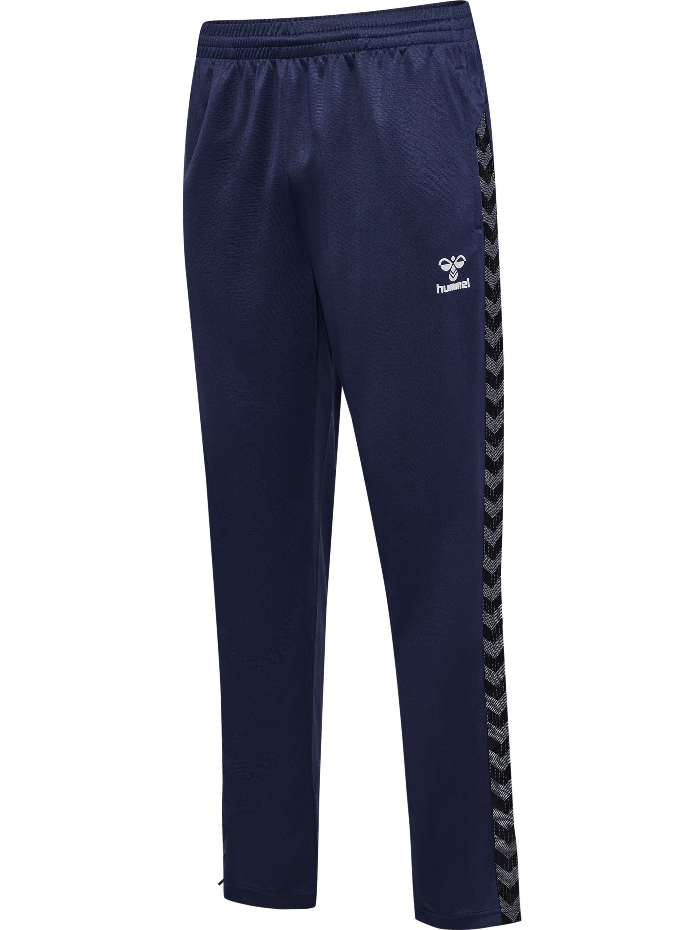 Hummel Slimfit Sportbroek in Blauw
