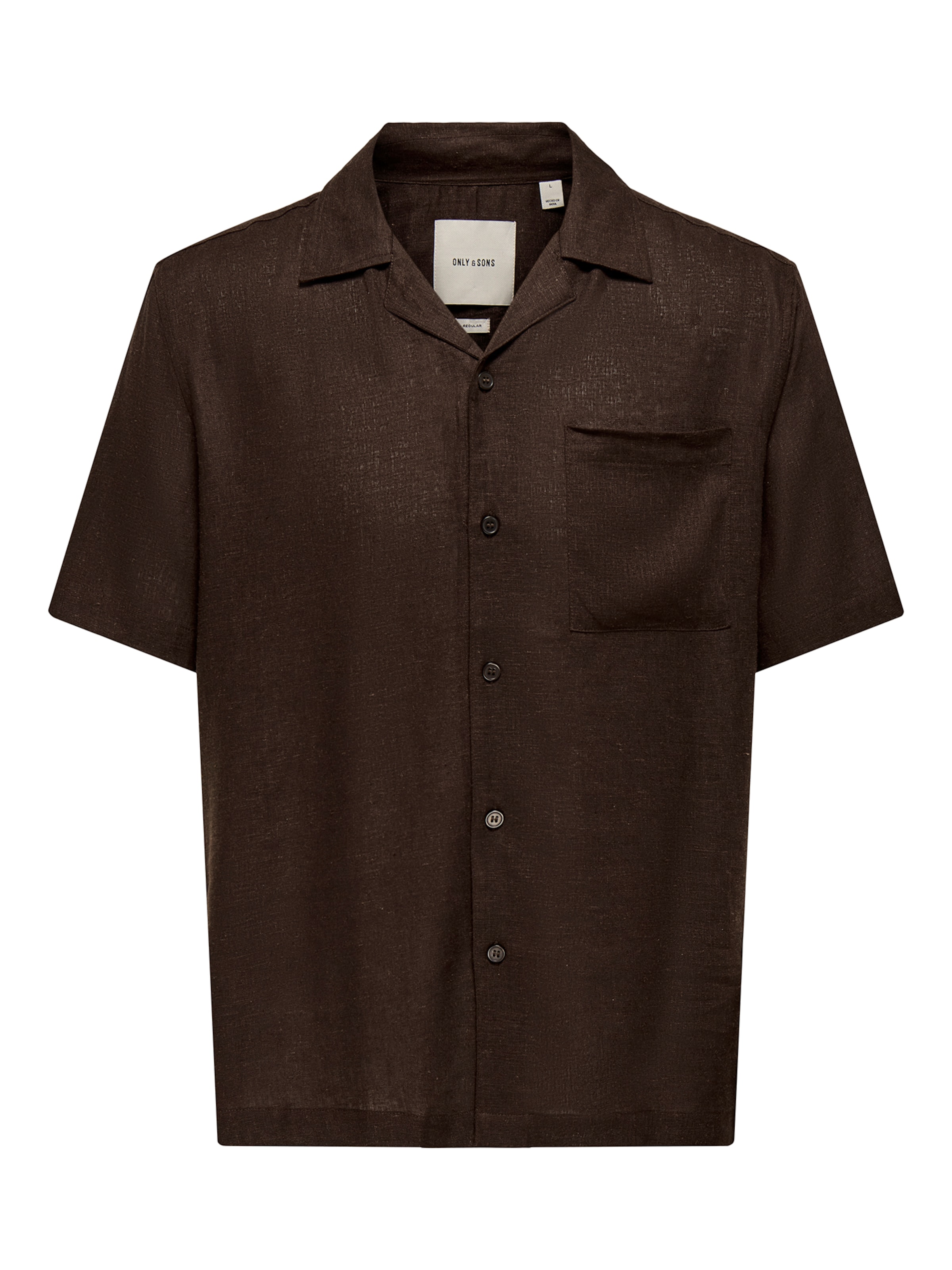 Only & Sons Hemd 'ONSLaurence' in Braun: Vorderseite