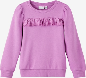 NAME IT Sweatshirt in Purple: front