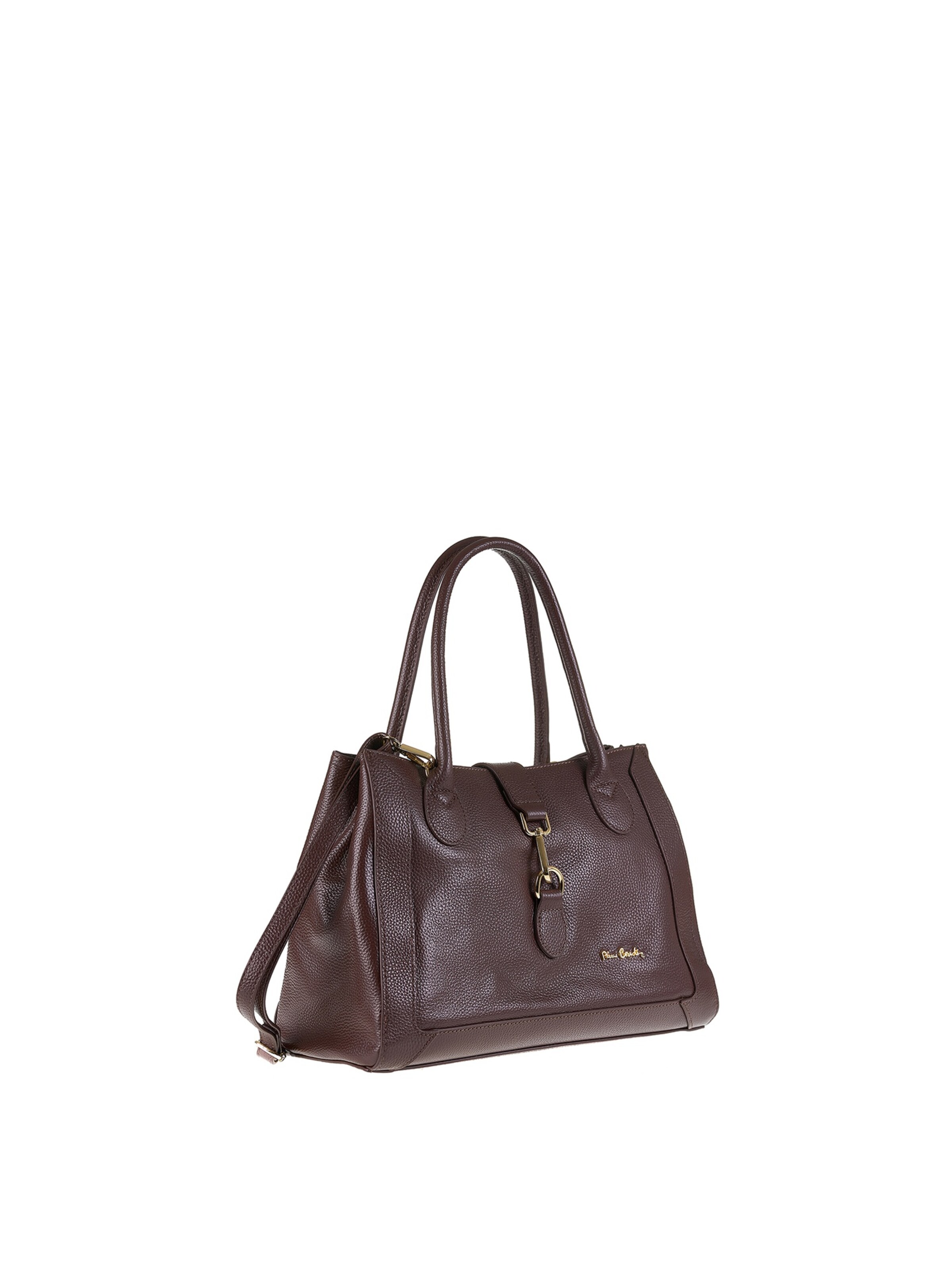 Borsa a spalla di PIERRE CARDIN in marrone: frontale