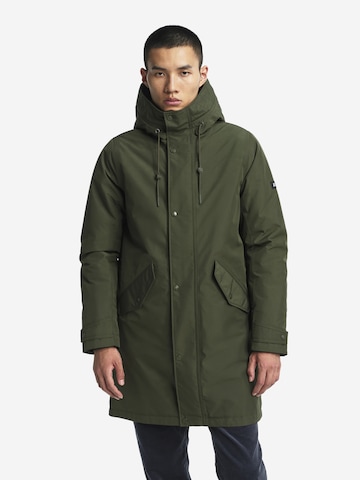 AIGLE Зимняя парка в Зеленый: спереди