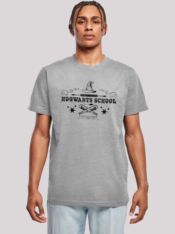 T-Shirt 'Harry Potter Hogwarts First Year' F4NT4STIC en gris : devant