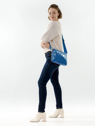 Emily & Noah Schoudertas ' E&N Belinda ' in Blauw: voorkant