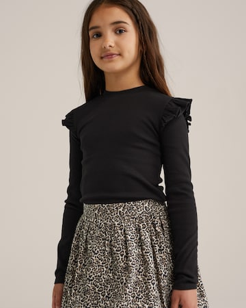 WE Fashion Shirt in Black: front