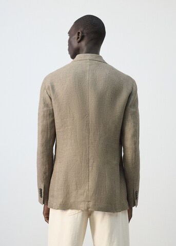 MANGO MAN Regular fit Suit Jacket 'Verona' in Brown