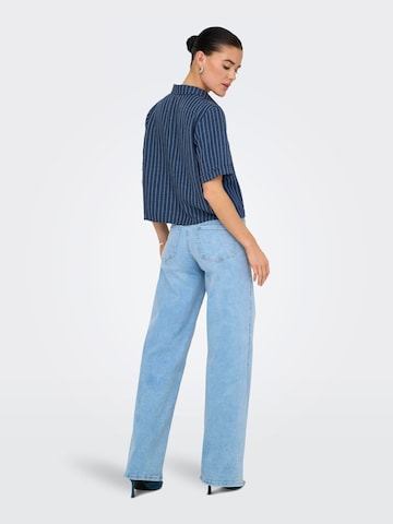 JDY Blouse 'JDYPower' in Blauw