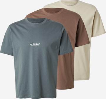 JACK & JONES Paita 'JJESOHO' värissä ruskea: etupuoli