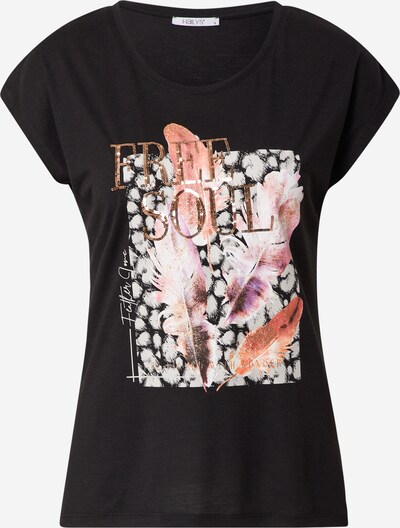 Hailys Shirts 'Tessa' i blandingsfarvet / sort, Produktvisning