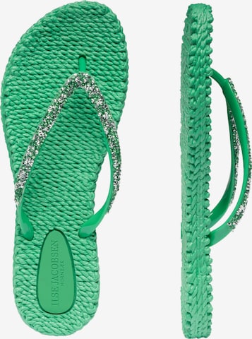 ILSE JACOBSEN T-Bar Sandals 'CHEER' in Green