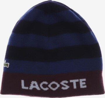 LACOSTE Hat & Cap in One size in Blue: front