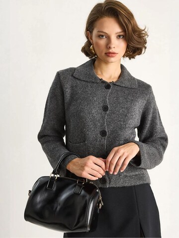 Bianco Lucci Strickjacke in Grau