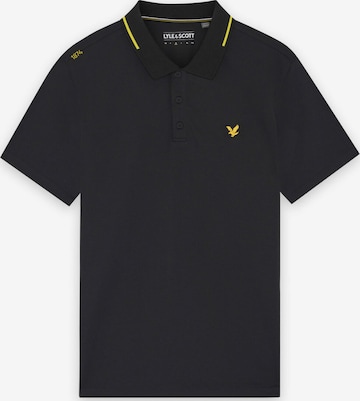 Lyle & Scott Functioneel shirt '1874' in Zwart: voorkant