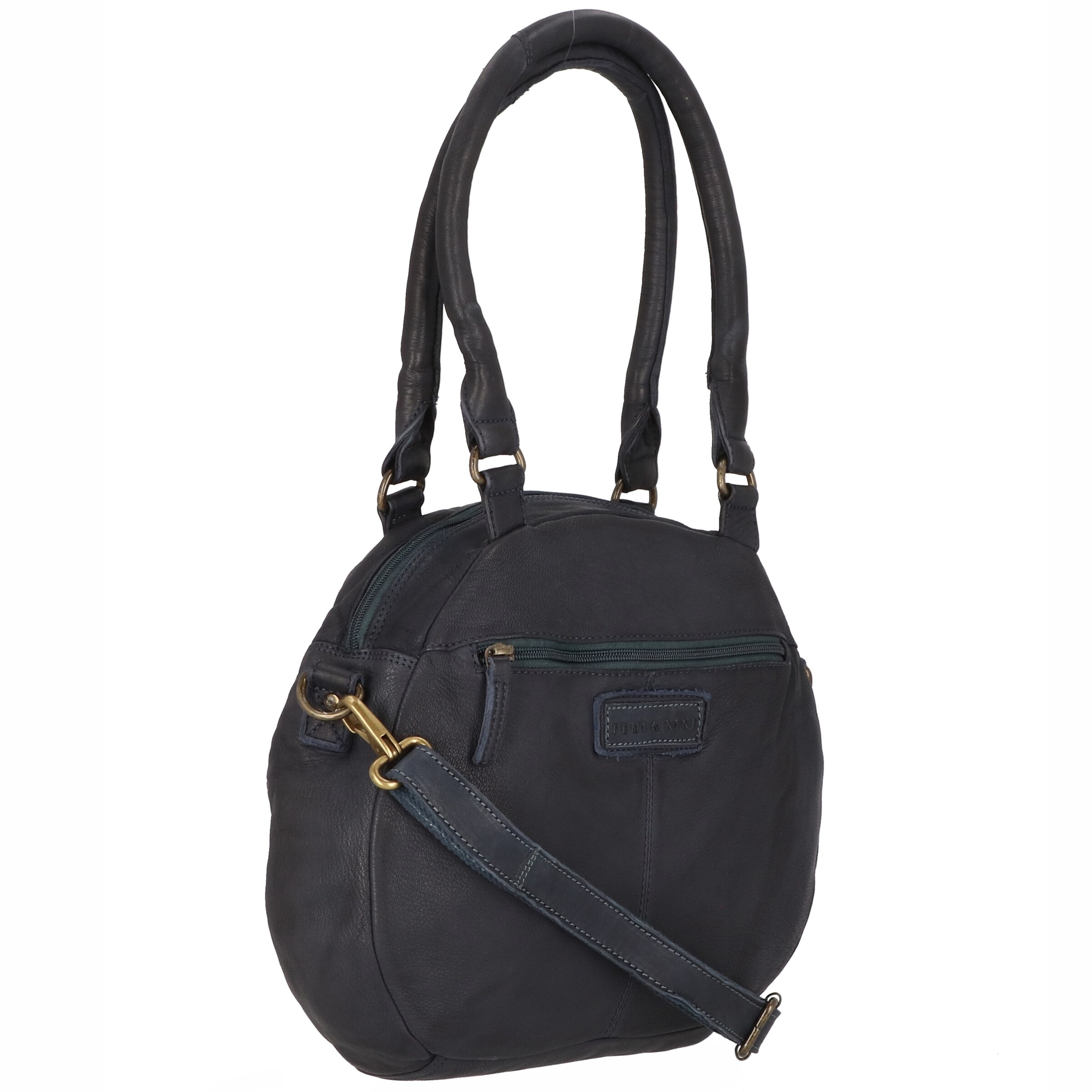 Frauen Taschen & Rucksäcke Greenland Nature Schultertasche 'Femi & Nine' in Navy - EX68674 Frauen Taschen & Rucksäcke Greenland Nature Schultertasche 'Femi & Nine' in Navy - EX68674