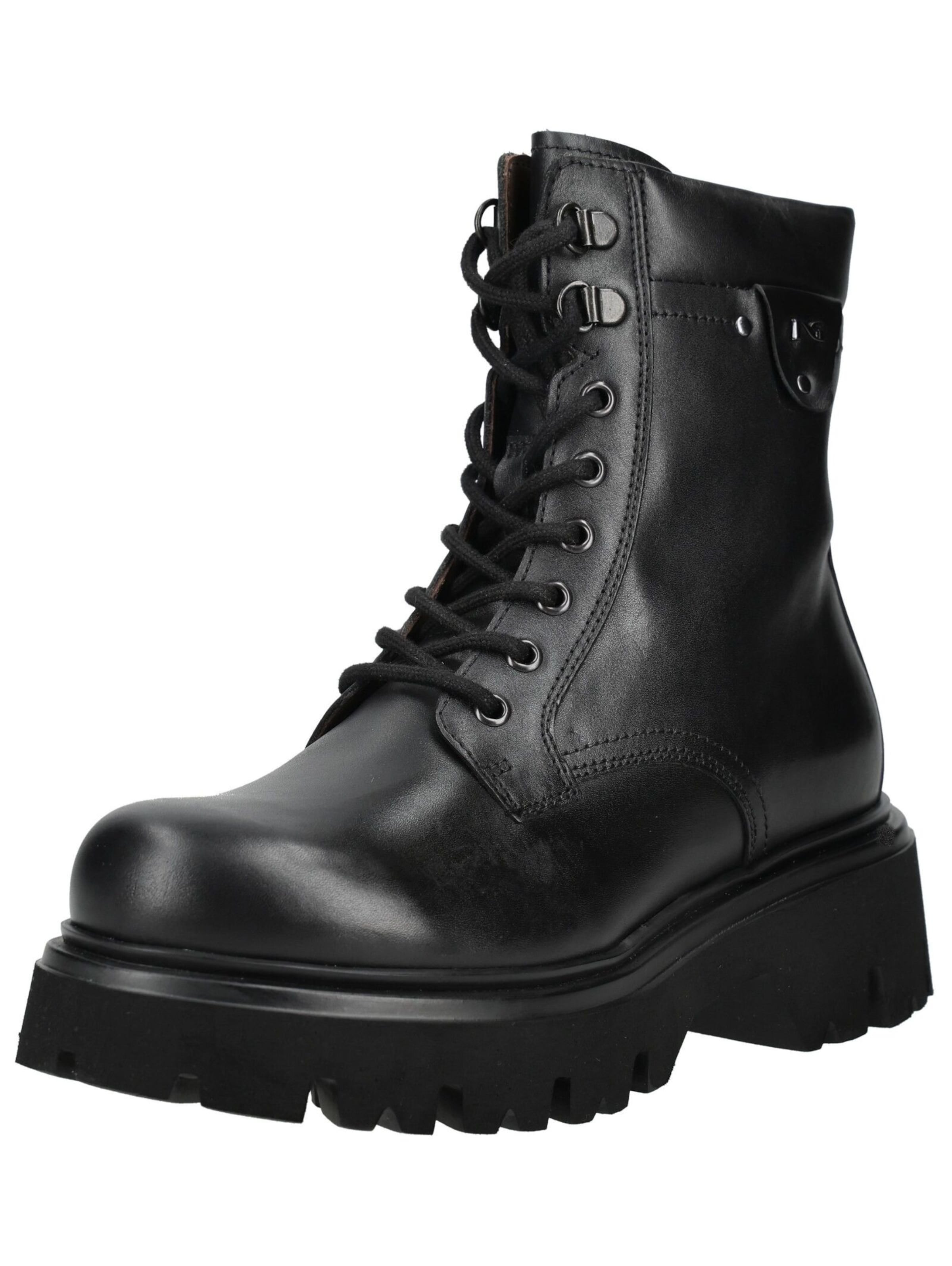Bottines à lacets Nero Giardini en noir : devant