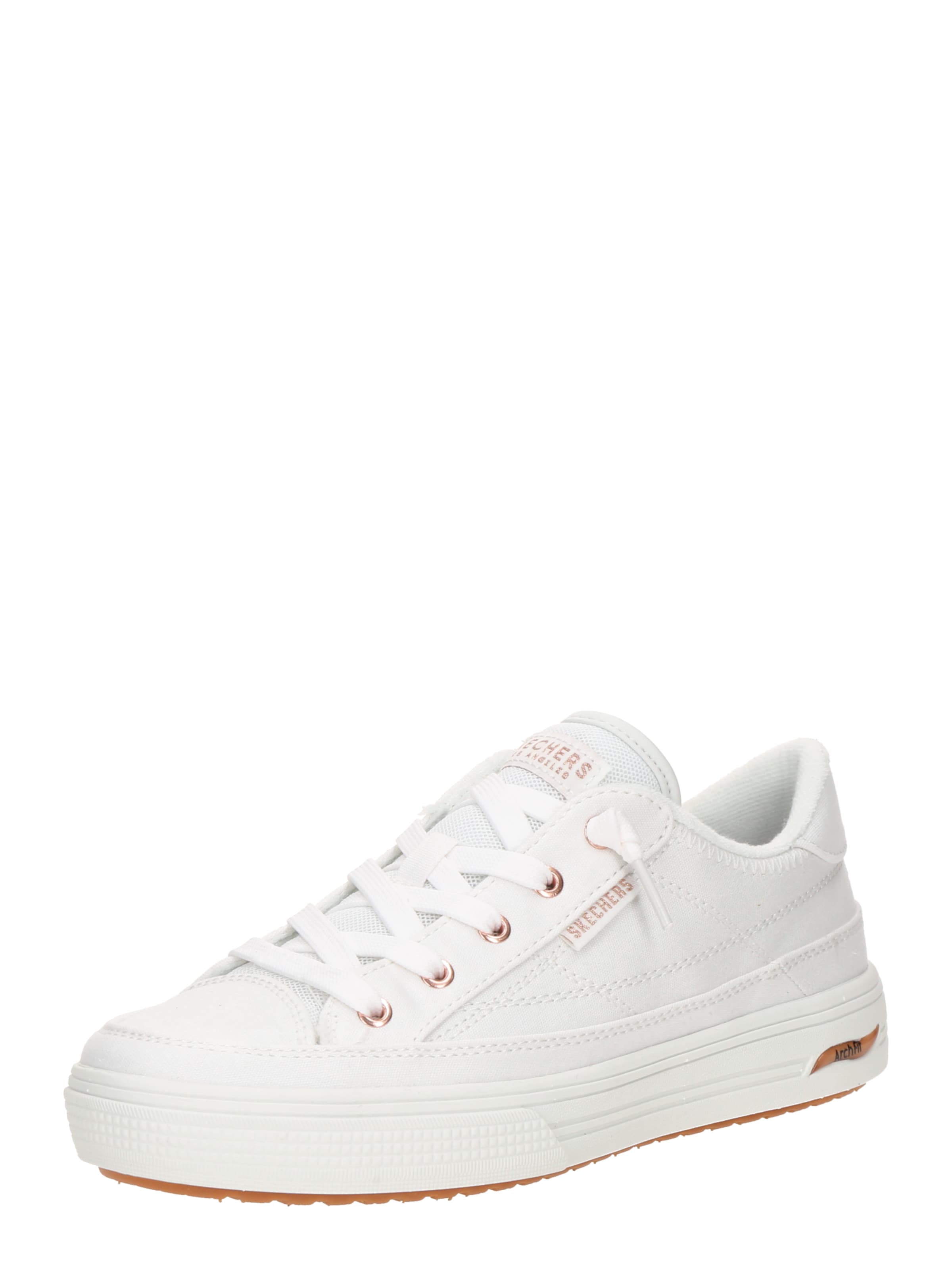 balts SKECHERS Zemie brīvā laika apavi 'ARCH FIT ARCADE - MEET YA THERE': no priekšpuses