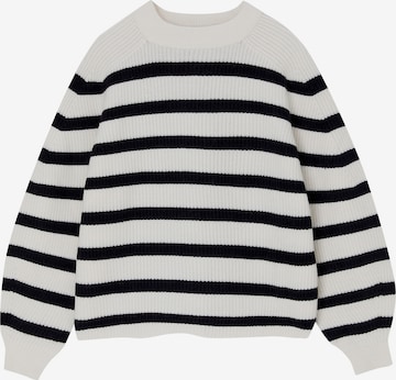 Pull&Bear Sweater in Beige: front