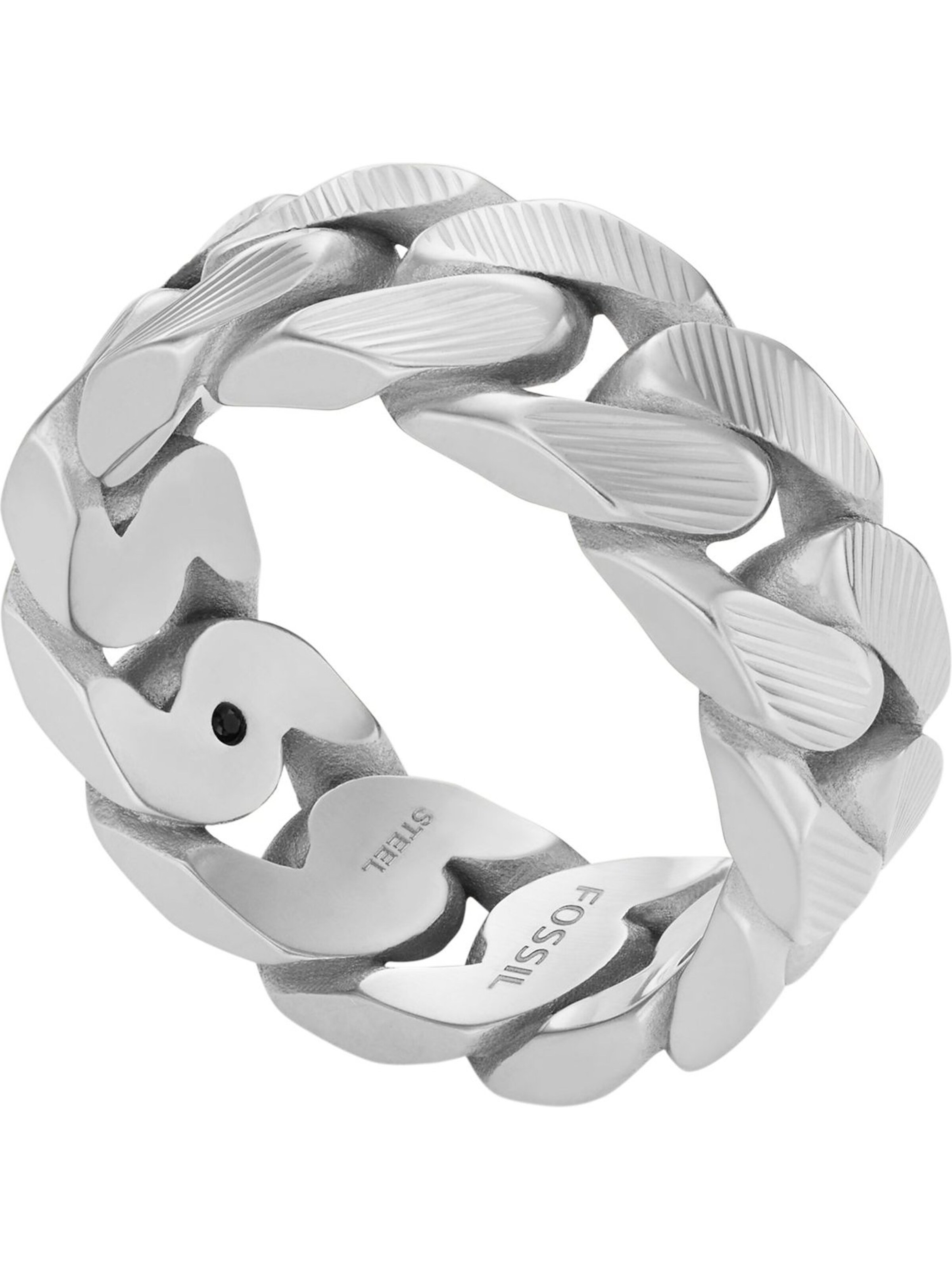 FOSSIL Ring in Silber: Vorderseite