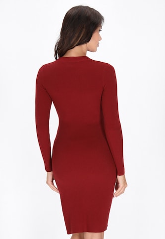 faina Jurk in Rood