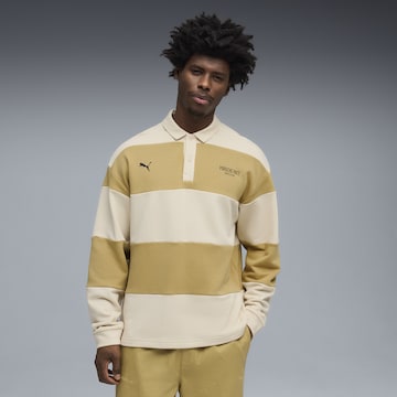 PUMA Sweatshirt 'Porsche Legacy' in Beige: voorkant
