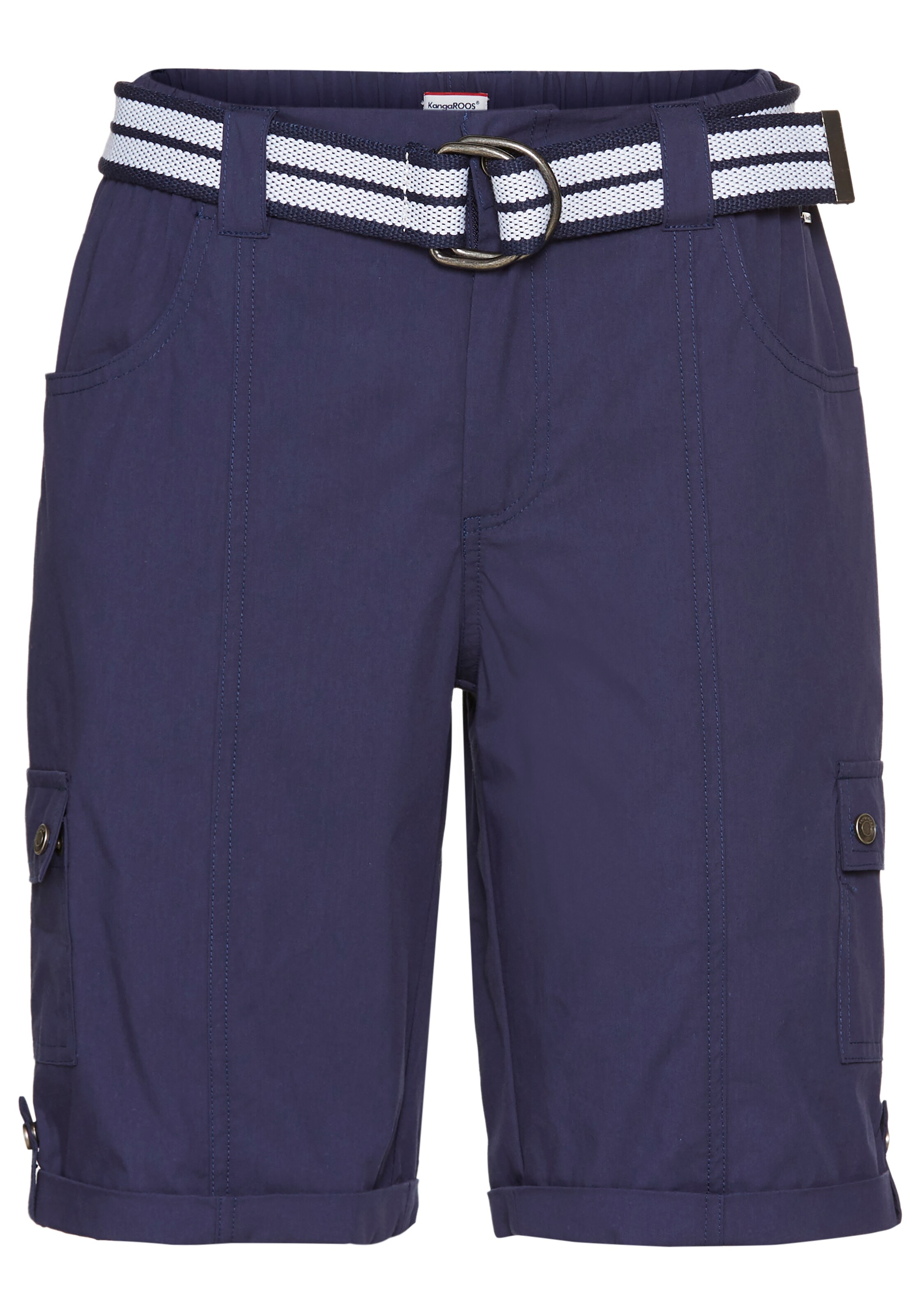 KangaROOS Slim fit Cargo Pants in Blue: front