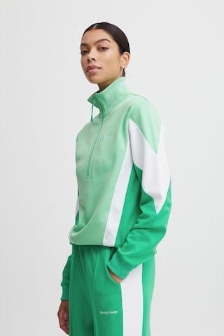 The Jogg Concept Zip-Up Hoodie 'Jcsima' in Green: front