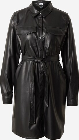 Robe-chemise DKNY en noir : devant
