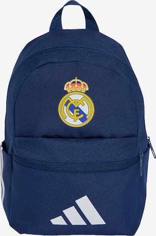 ADIDAS PERFORMANCE Sports backpack 'Real Madrid' in Blue: front