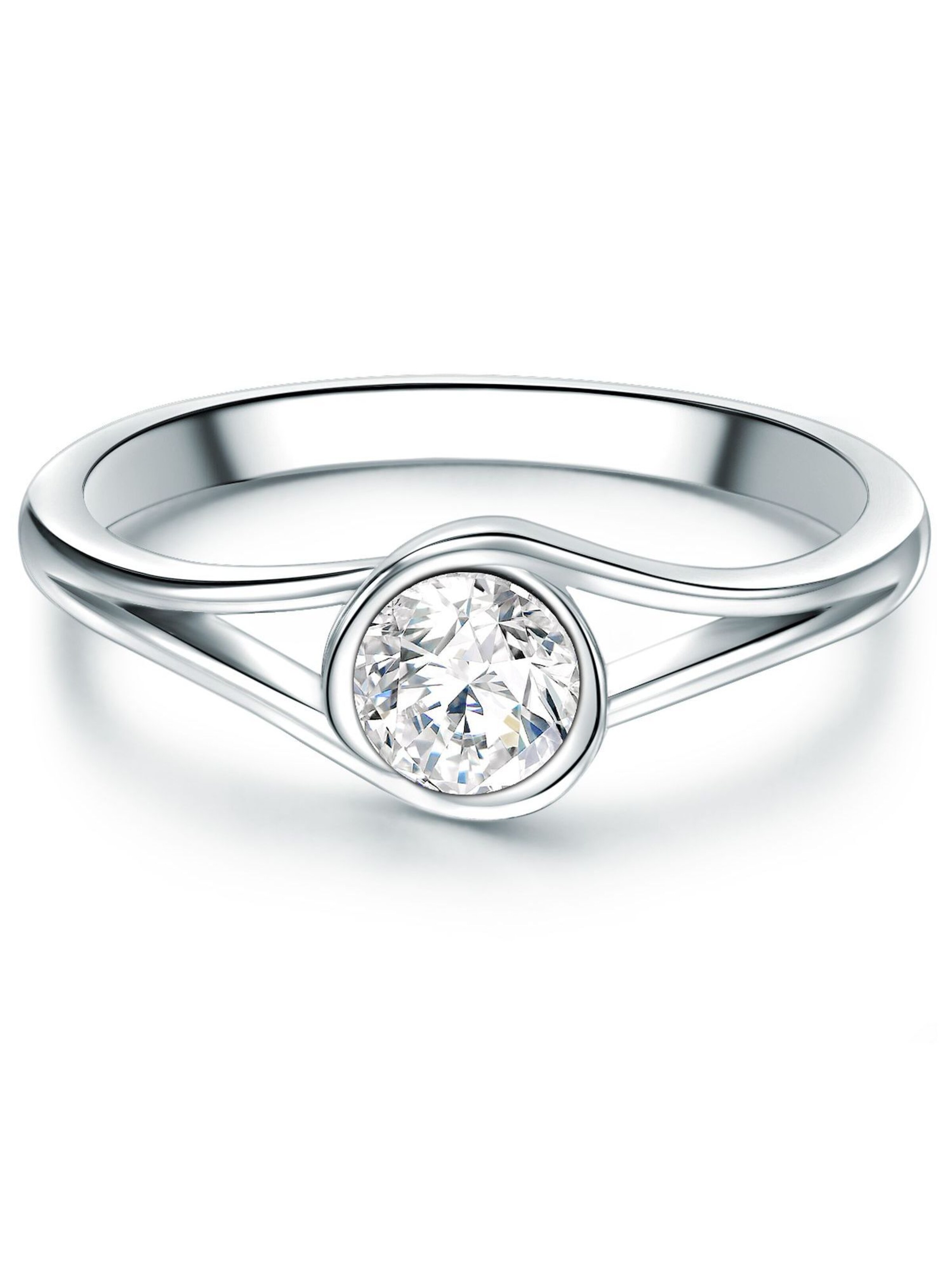 Trilani Ring in Silber: Vorderseite