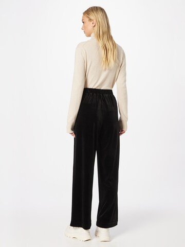 Someday Wide leg Broek 'Celvet' in Zwart