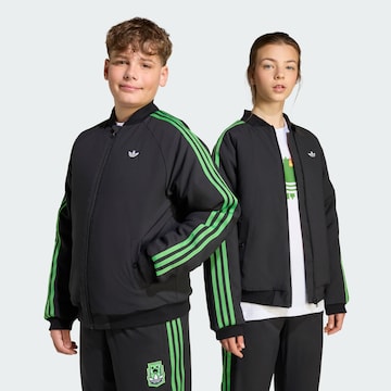 Veste mi-saison 'x Minecraft' ADIDAS ORIGINALS en noir