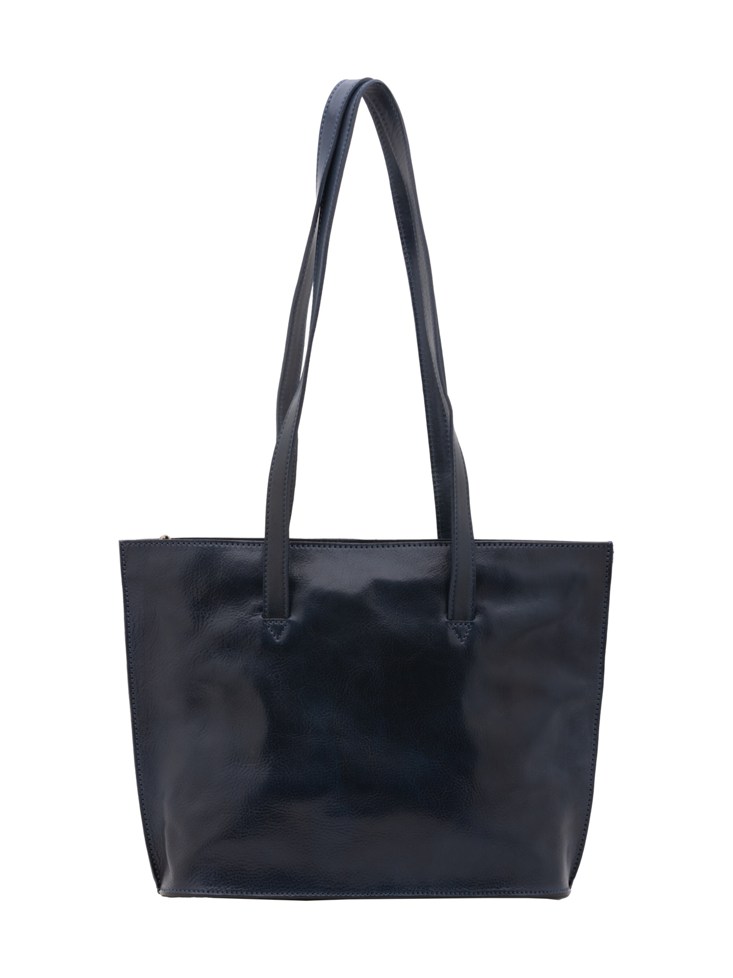 Borsa a spalla 'Borsa a Spalla Donna Pelle Vacchetta - Chiusura Zip Made in Italy' di I Fratelli in blu: frontale
