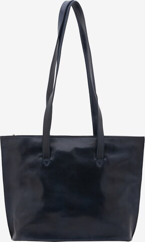 Borsa a spalla 'Borsa a Spalla Donna Pelle Vacchetta - Chiusura Zip Made in Italy' di I Fratelli in blu: frontale