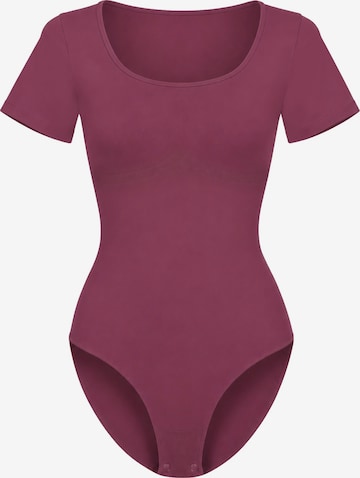 cfab Shapingbody 'Tshirt Sculpting Bodysuit with Slip' in Lila: Vorderseite