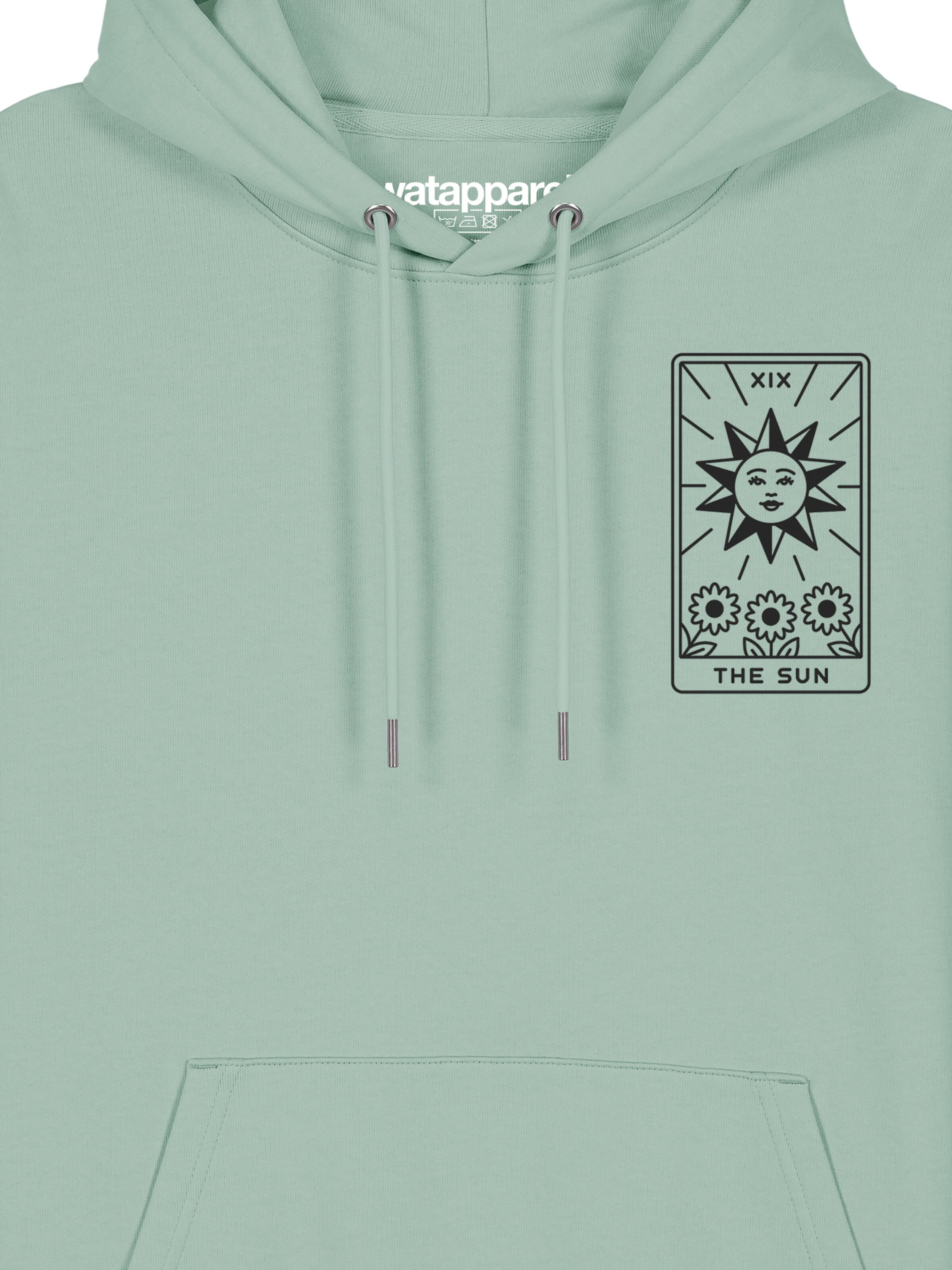 Watapparel Sweatshirt 'Tarot The Sun' in Green
