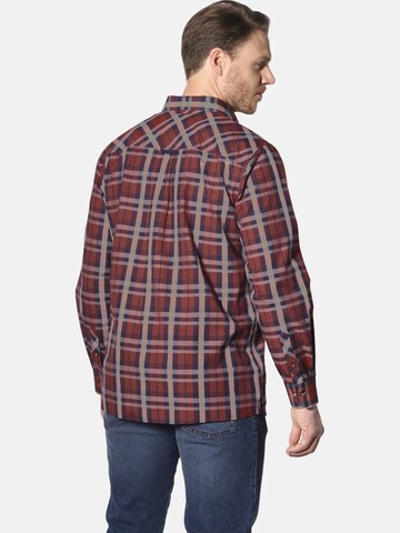 Jan Vanderstorm Comfort fit Overhemd 'Nantwin' in Rood