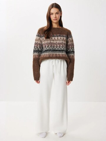 Wide leg Pantaloni 'Hose' di Happiness İstanbul in beige