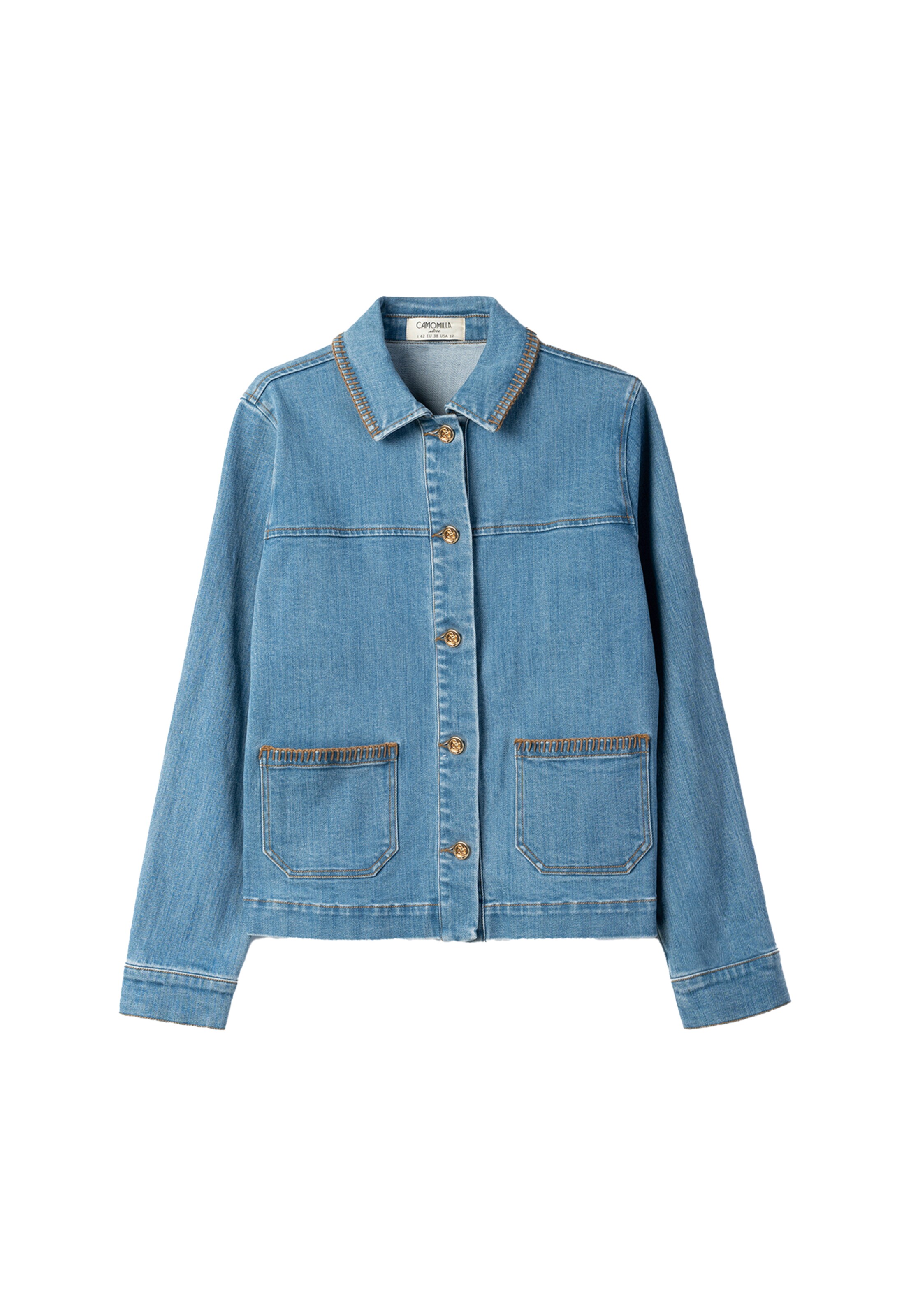 Giacca di mezza stagione 'Gila' di Camomilla Italia in blu: frontale