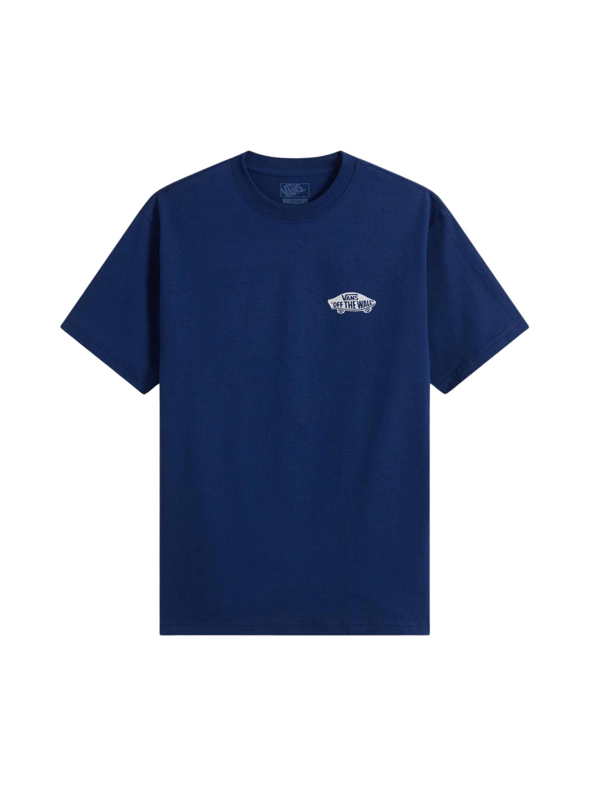 VANS Shirt 'VANS DOUBLE STANDARD SS TEE T-SHIRT' in Blue: front