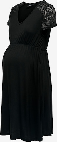 Only Maternity Dress in Black: front